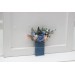 Dusty Blue & Peach Pocket Flowers | Elegant Pocket Boutonniere