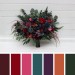 Jewel-Tone Wedding Bouquets in Purple, Red, Magenta & Burgundy | Faux Cascading Bridal & Bridesmaid Bouquets
