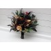 Black, Burgundy, Gold, and Green Wedding Bouquets – Gothic & Moody Bridal and Bridesmaid Designs