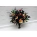 Black, Burgundy, Gold, and Green Wedding Bouquets – Gothic & Moody Bridal and Bridesmaid Designs