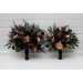 Black, Burgundy, Gold, and Green Wedding Bouquets – Gothic & Moody Bridal and Bridesmaid Designs