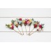 Set of 7 bobby pins. Colorful hairpins. Flower bobby pins. Floral headpiece. Bridal hair accessories. Bridesmaid bobby pins. Bridesmaid gift. Wildflowers bobby pins. Daisies hair pins. 5306