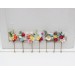 Set of 7 bobby pins. Colorful hairpins. Flower bobby pins. Floral headpiece. Bridal hair accessories. Bridesmaid bobby pins. Bridesmaid gift. Wildflowers bobby pins. Daisies hair pins. 5306