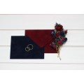 Bridesmaid gift. Set of 6 bobby pins.Burgundy navy blue hairpins. Flower bobby pins. Floral headpiece. Bridal flower accessories. Bridesmaid bobby pins. 5307