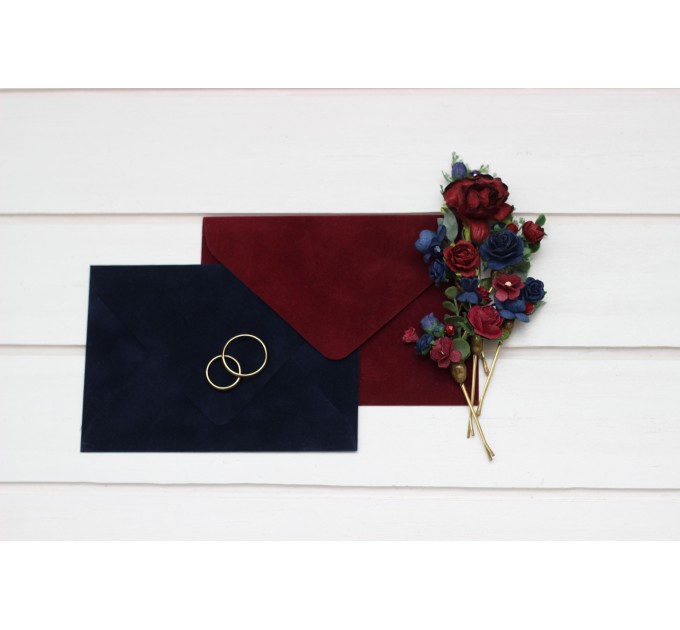 Bridesmaid gift. Set of 6 bobby pins.Burgundy navy blue hairpins. Flower bobby pins. Floral headpiece. Bridal flower accessories. Bridesmaid bobby pins. 5307