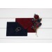 Bridesmaid gift. Set of 6 bobby pins.Burgundy navy blue hairpins. Flower bobby pins. Floral headpiece. Bridal flower accessories. Bridesmaid bobby pins. 5307