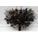 Black and Gold Gothic Wedding Bouquet – Vintage Style Bridal and Bridesmaid Designs
