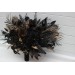 Black and Gold Gothic Wedding Bouquet – Vintage Style Bridal and Bridesmaid Designs