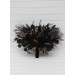Black and Gold Gothic Wedding Bouquet – Vintage Style Bridal and Bridesmaid Designs