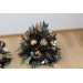 Standing flowers in burgundy black gold green color scheme. Aisle flowers. Wedding decorations. Floor flowers. 5305