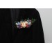Pocket Boutonniere in Cream, Pink, Blue & Peach | Faux Flower Accessories