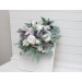 Wedding Bouquets in White, Lilac, Purple & Sage Green | Faux Bridal & Bridesmaid Bouquets