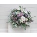 Wedding Bouquets in White, Lilac, Purple & Sage Green | Faux Bridal & Bridesmaid Bouquets