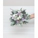 Wedding Bouquets in White, Lilac, Purple & Sage Green | Faux Bridal & Bridesmaid Bouquets
