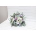 Wedding Bouquets in White, Lilac, Purple & Sage Green | Faux Bridal & Bridesmaid Bouquets