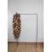 Flower Arch Arrangement in Rust, Orange & Gold | Faux Floral Archway for Wedding