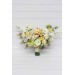 White and Yellow and Green Bouquets for Spring-Summer Weddings