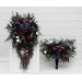 Purple, Black, Navy Blue, Burgundy, Silver, and Green Wedding Bouquets – Gothic & Moody Bridal Designs