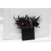 Wedding Boutonnieres & Wrist Corsage in Purple, Black, Navy Blue, Burgundy, Silver & Green | Faux Flower Accessories