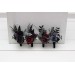 Wedding Boutonnieres & Wrist Corsage in Purple, Black, Navy Blue, Burgundy, Silver & Green | Faux Flower Accessories