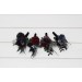 Wedding Boutonnieres & Wrist Corsage in Purple, Black, Navy Blue, Burgundy, Silver & Green | Faux Flower Accessories