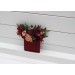 Pocket Boutonniere in Burgundy & Dusty Rose | Faux Flower Accessories