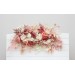 Flower Arch Arrangement in Dusty Rose & Cream | Faux Floral Archway for Wedding