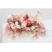 Flower Arch Arrangement in Dusty Rose & Cream | Faux Floral Archway for Wedding