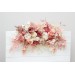 Flower Arch Arrangement in Dusty Rose & Cream | Faux Floral Archway for Wedding