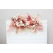 Flower Arch Arrangement in Dusty Rose & Cream | Faux Floral Archway for Wedding
