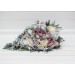 Wedding Bouquets in Dusty Purple, Pale Turquoise & Cream | Faux Bridal & Bridesmaid Bouquets