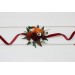 Pocket flowers. Pocket boutonniere in burnt orange burgundy cream color scheme. Flower accessories. Square flowers. Wrist corsage. Mother corsage. 5323
