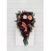 Wedding Bouquets in Purple, Peach, Burgundy & Magenta | Faux Bridal & Bridesmaid Bouquets