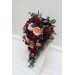 Wedding Bouquets in Purple, Peach, Burgundy & Magenta | Faux Bridal & Bridesmaid Bouquets
