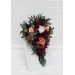 Wedding Bouquets in Purple, Peach, Burgundy & Magenta | Faux Bridal & Bridesmaid Bouquets