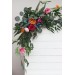 Flower Arch Arrangement in Jewel-Tone Colors | Faux Floral Archway for Wedding