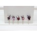 Set of 5 bobby pins in purple lilac color scheme. Hair accessories. Flower accessories for wedding. 5326