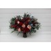 Wedding Bouquets in Burgundy, Red, Beige, Teal & Blue | Faux Bridal & Bridesmaid Bouquets