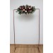 Flower Arch Arrangement in Purple, Peach, Burgundy & Magenta | Faux Floral Archway for Wedding
