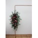 Flower Arch Arrangement in Burgundy & Dusty Rose | Faux Floral Archway for Wedding