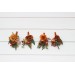 Wedding Boutonnieres and Wrist Corsage in Rust Orange | Flower Accessories