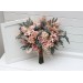 Wedding Bouquets in Dusty Rose & Blush Pink | Faux Bridal & Bridesmaid Bouquets