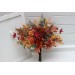 Wedding Bouquets in Rust, Burgundy & Orange | Faux Bridal & Bridesmaid Bouquets