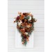 Wedding Bouquets in Cinnamon, Ivory, Burgundy & Orange | Faux Bridal & Bridesmaid Bouquets