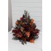 Burgundy, Orange & Rust Standing Flowers for Wedding Aisles & Décor