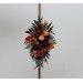 Flower Arch Arrangement in Burgundy, Orange, Rust & Brown | Faux Floral Archway for Wedding