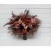 Wedding Bouquets in Burgundy & Terracotta | Faux Bridal & Bridesmaid Bouquets