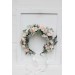 Beige white blush pink flower crown. Hair wreath. Flower girl crown. Wedding flowers. 0028