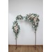 Flower Arch Arrangement in Beige, White & Blush Pink | Faux Floral Archway for Wedding