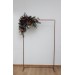 Flower Arch Arrangement in Burgundy, Navy Blue & Gold | Faux Floral Archway for Wedding